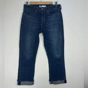 Levi’s Gold Signature Mid Rise Stretch Cuffed Capri Jeans Size 27/4
